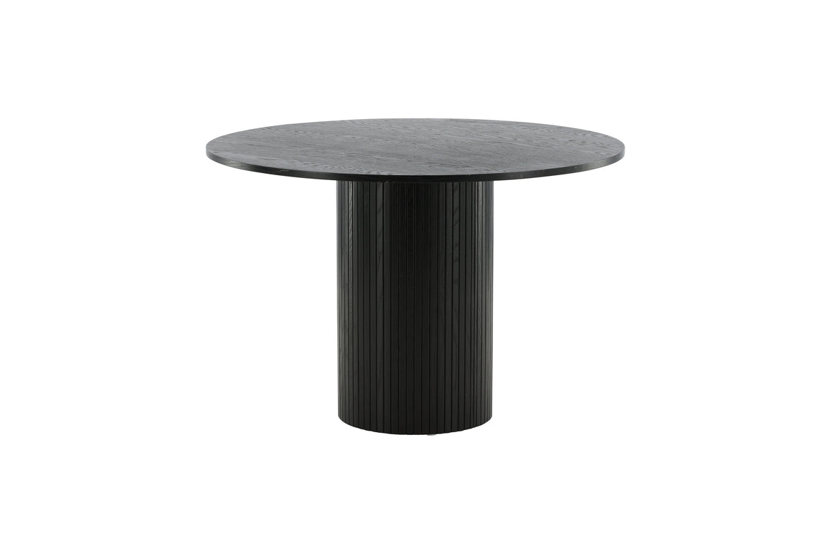 Bianca rundt spisebord - Ø110 cm - sort - billede 14