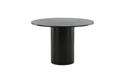 Bianca rundt spisebord - Ø110 cm - sort - billede 15