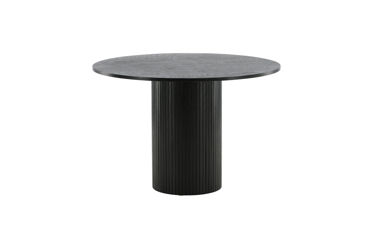 Bianca rundt spisebord - Ø110 cm - sort - billede 3
