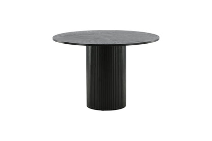 Bianca rundt spisebord - Ø110 cm - sort - billede 3
