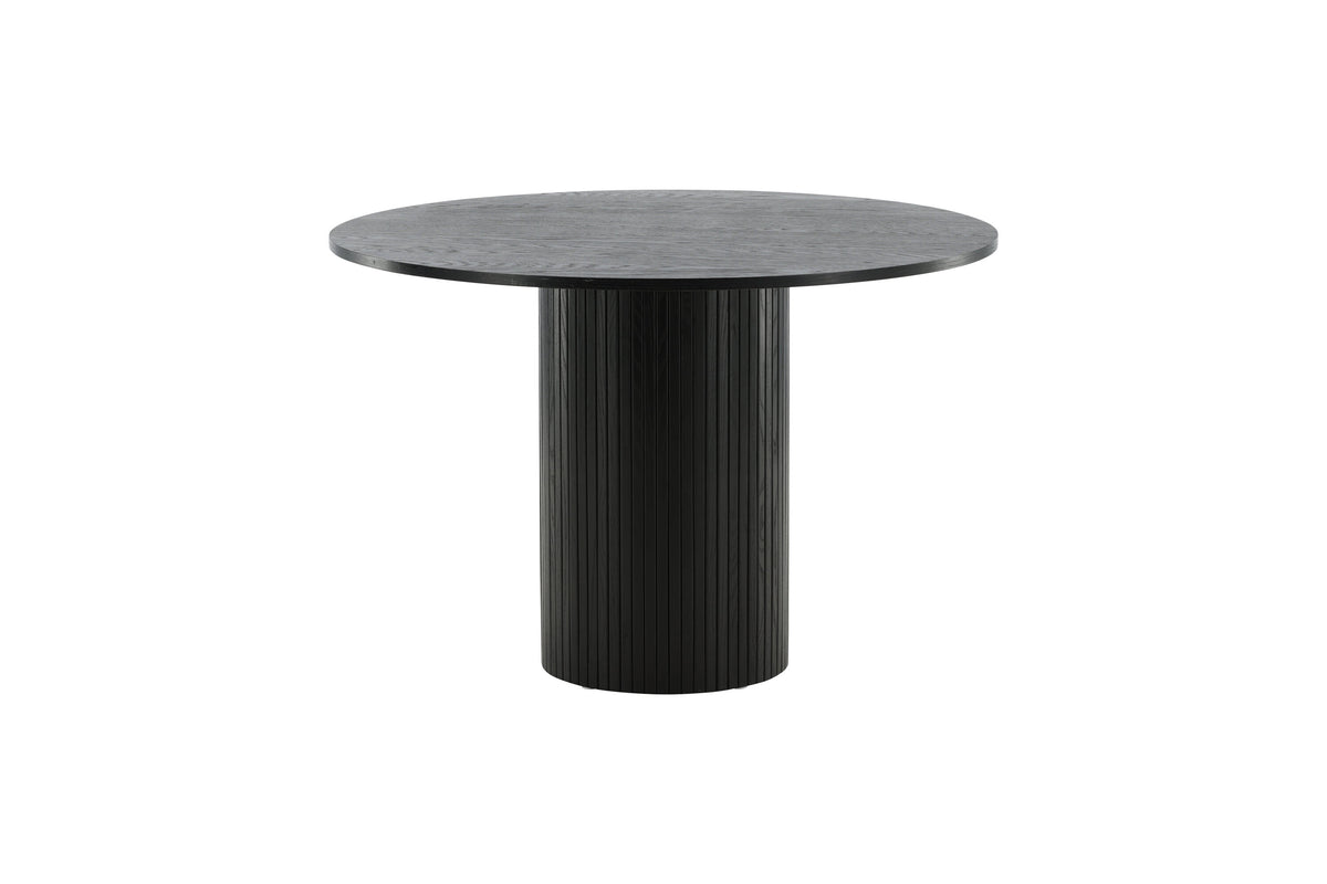 Bianca rundt spisebord - Ø110 cm - sort - billede 6