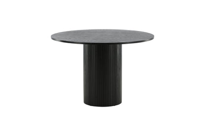 Bianca rundt spisebord - Ø110 cm - sort - billede 6