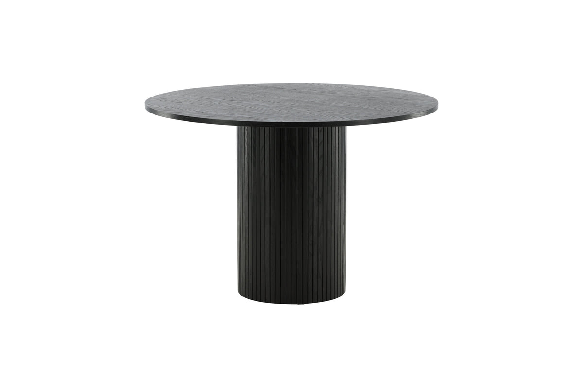 Bianca rundt spisebord - Ø110 cm - sort - billede 7