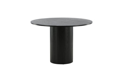 Bianca rundt spisebord - Ø110 cm - sort - billede 7