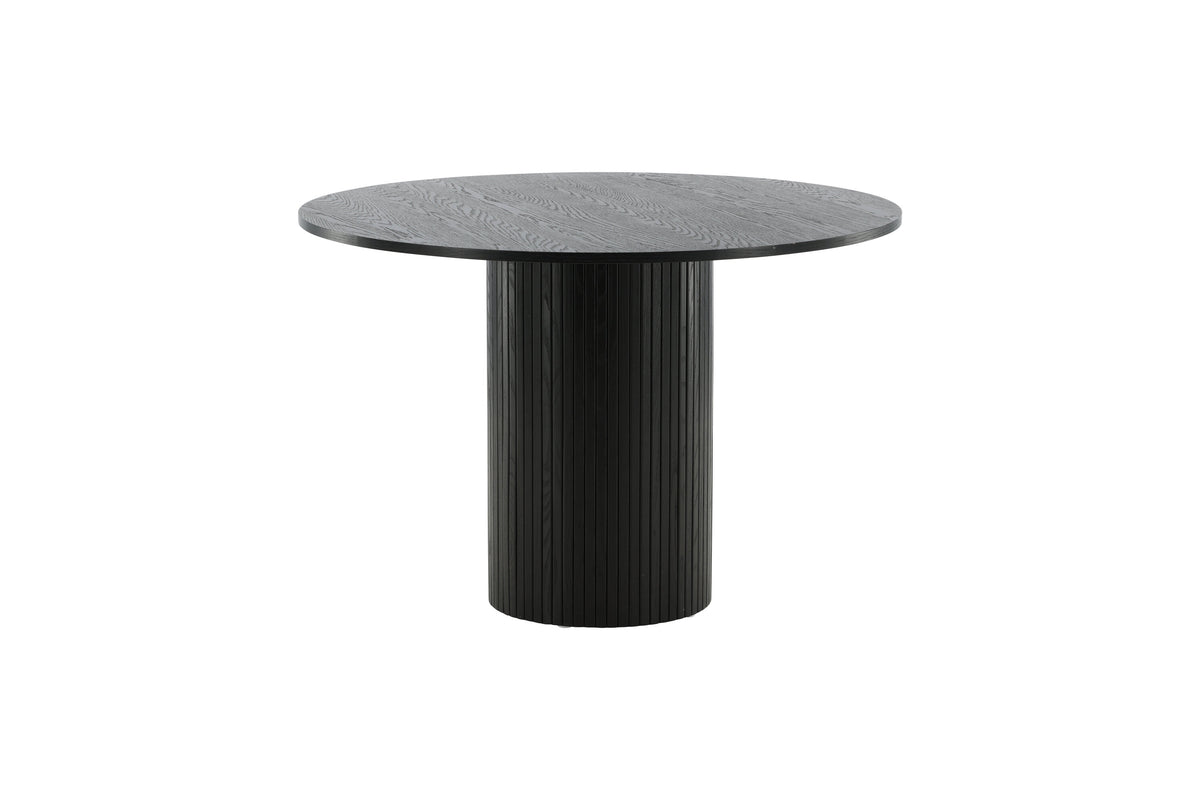 Bianca rundt spisebord - Ø110 cm - sort - billede 9
