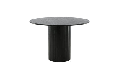Bianca rundt spisebord - Ø110 cm - sort - billede 9