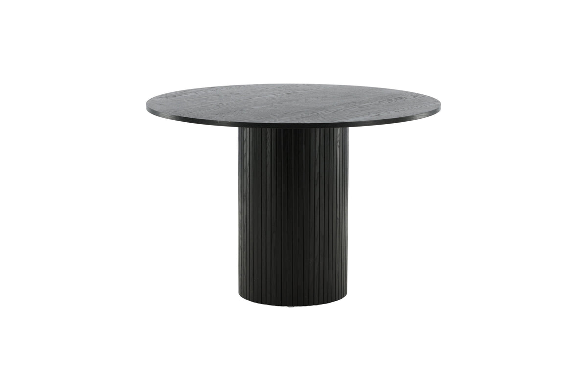 Bianca rundt spisebord - Ø110 cm - sort - billede 11