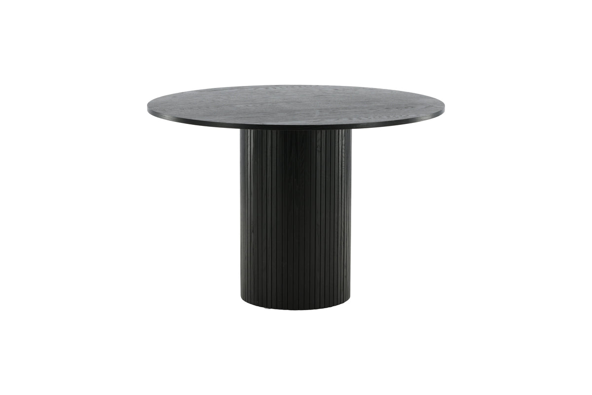 Bianca rundt spisebord - Ø110 cm - sort - billede 12