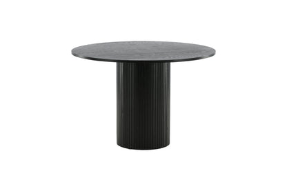 Bianca rundt spisebord - Ø110 cm - sort - billede 12