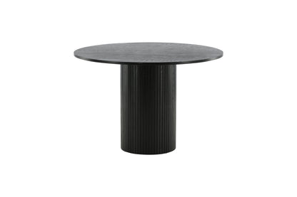 Bianca rundt spisebord - Ø110 cm - sort - billede 13