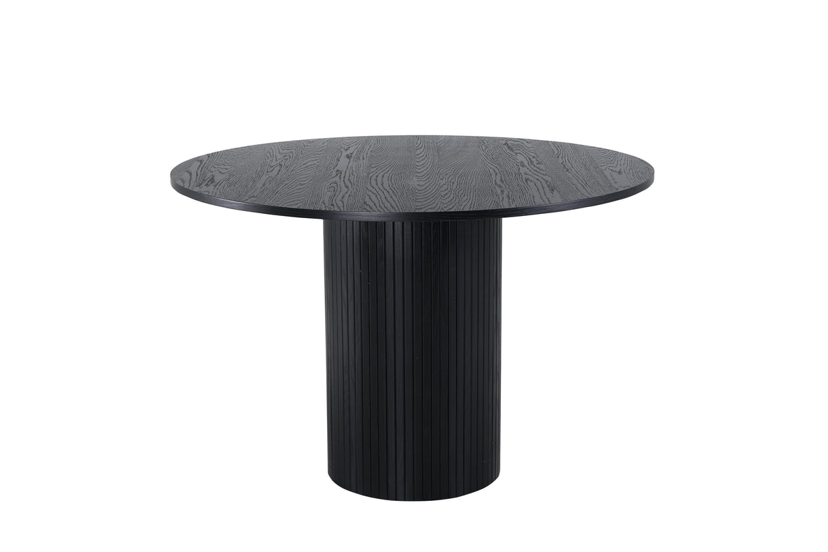 Bianca rundt spisebord - Ø110 cm - sort - billede 2