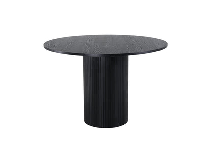 Bianca rundt spisebord - Ø110 cm - sort - billede 2