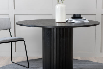 Bianca rundt spisebord - Ø110 cm - sort - billede 18