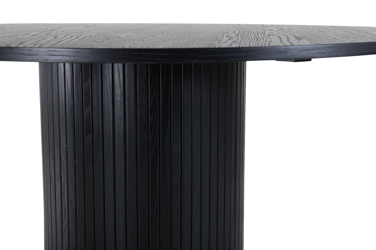 Bianca rundt spisebord - Ø110 cm - sort - billede 5