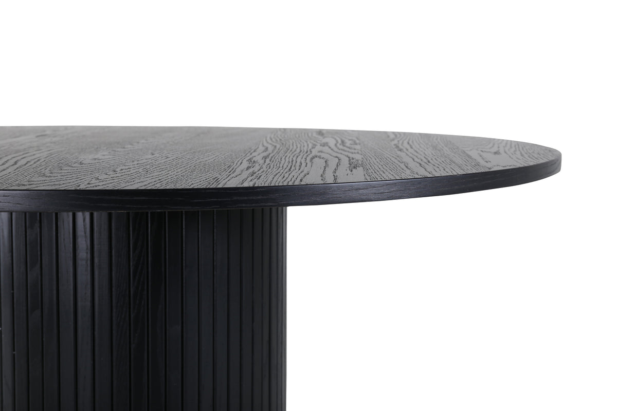 Bianca rundt spisebord - Ø110 cm - sort - billede 8
