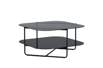 Un-line sofabord - 85 × 85 cm - sort - billede 6