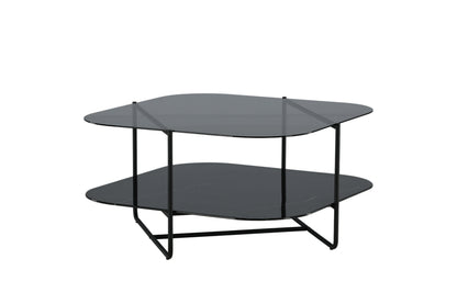 Un-line sofabord - 85 × 85 cm - sort - billede 8