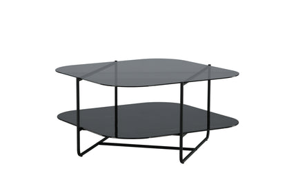Un-line sofabord - 85 × 85 cm - sort - billede 9