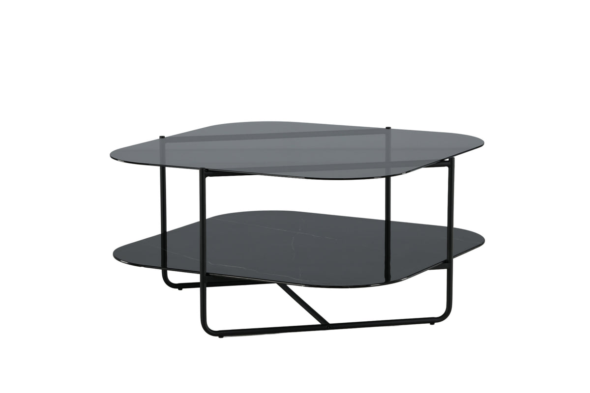 Un-line sofabord - 85 × 85 cm - sort - billede 11