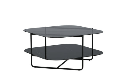 Un-line sofabord - 85 × 85 cm - sort - billede 12