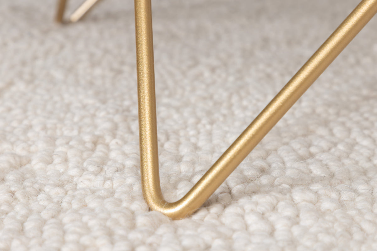 Tristar sofabord - 80 × 80 cm - sort, guld - billede 17