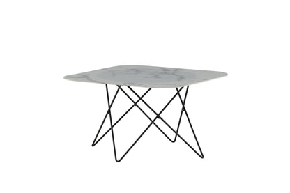 Tristar sofabord - 80 × 80 cm - sort, hvid - billede 11