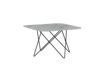 Tristar sofabord - 80 × 80 cm - sort, hvid - billede 12