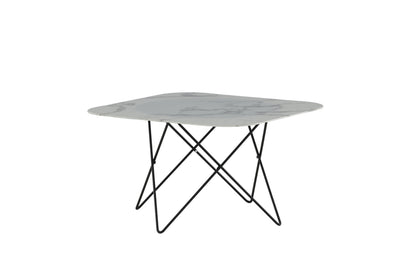 Tristar sofabord - 80 × 80 cm - sort, hvid - billede 2