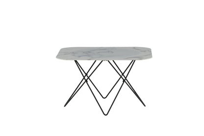 Tristar sofabord - 80 × 80 cm - sort, hvid - billede 7