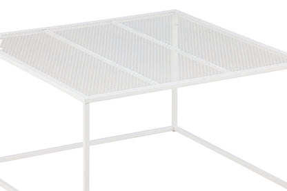 Netz sofabord - 80 × 80 cm - hvid - billede 13