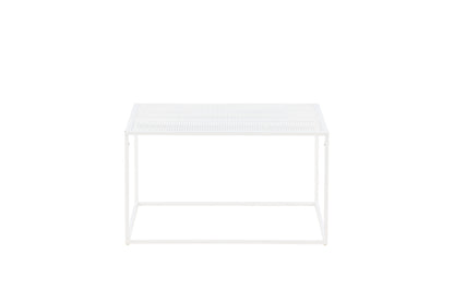 Netz sofabord - 80 × 80 cm - hvid - billede 1