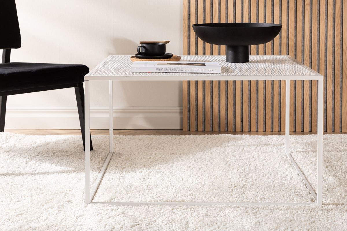 Netz sofabord - 80 × 80 cm - hvid - billede 14