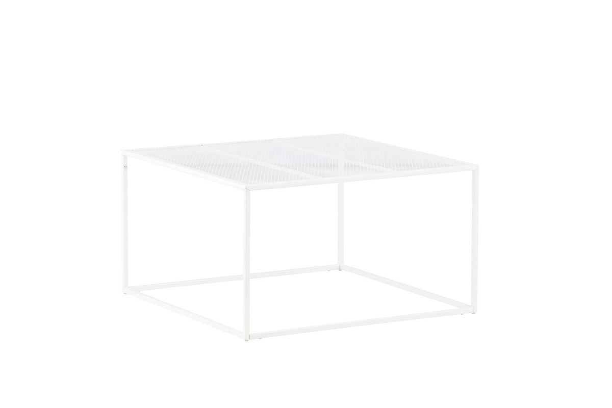Netz sofabord - 80 × 80 cm - hvid - billede 3