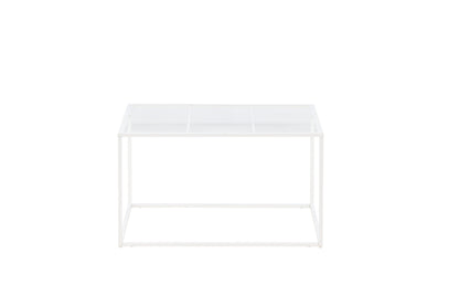 Netz sofabord - 80 × 80 cm - hvid - billede 4