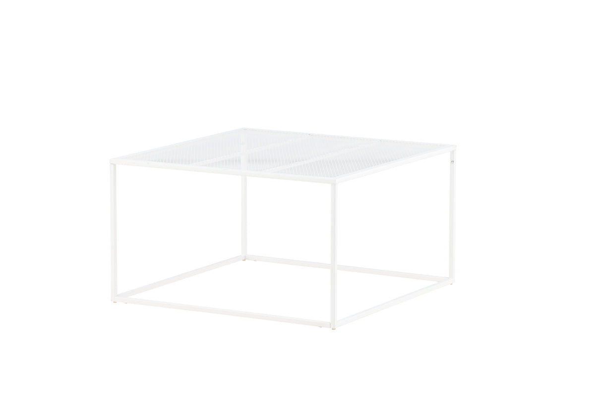 Netz sofabord - 80 × 80 cm - hvid - billede 5