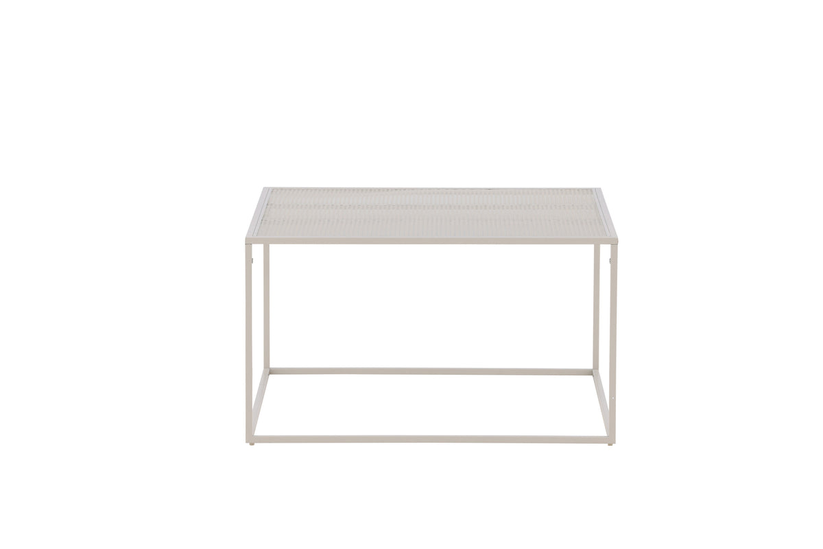 Netz sofabord - 80 × 80 cm - beige - billede 10