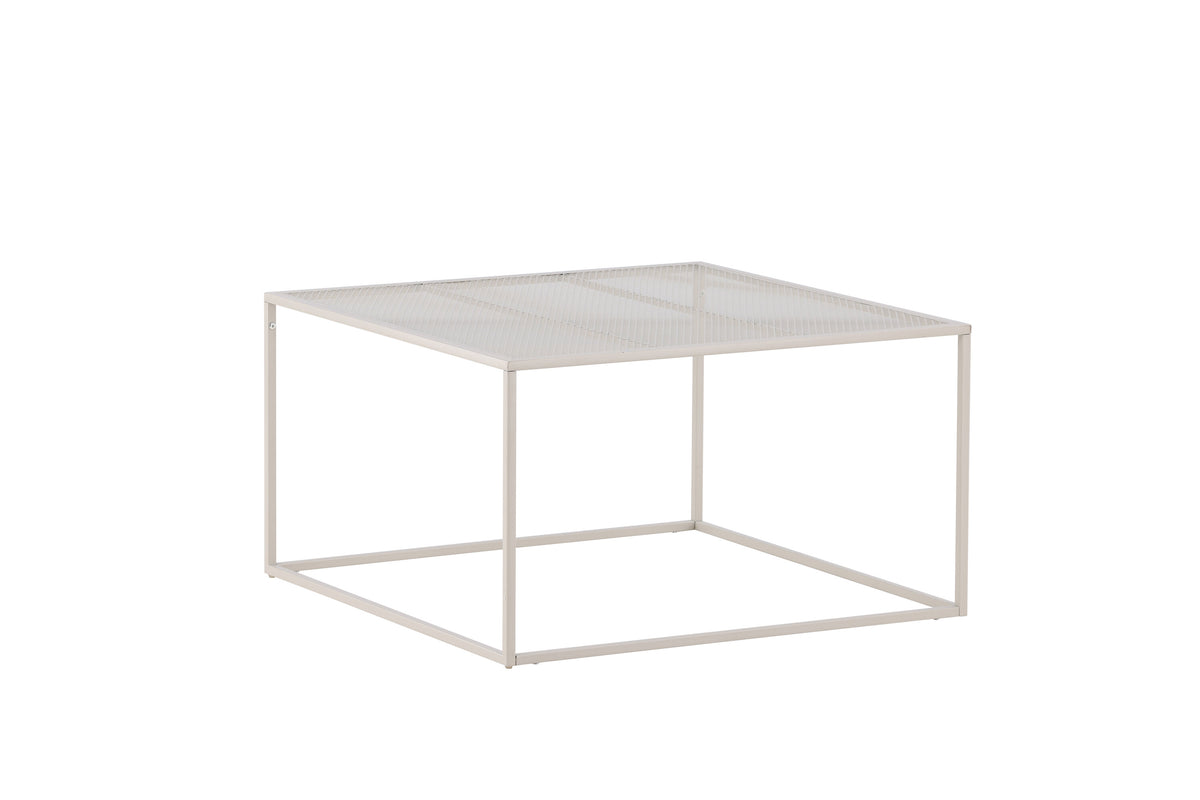 Netz sofabord - 80 × 80 cm - beige - billede 12