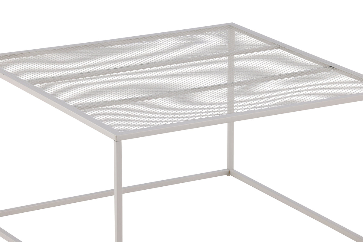 Netz sofabord - 80 × 80 cm - beige - billede 13