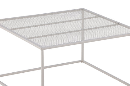 Netz sofabord - 80 × 80 cm - beige - billede 13