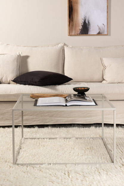 Netz sofabord - 80 × 80 cm - beige - billede 17