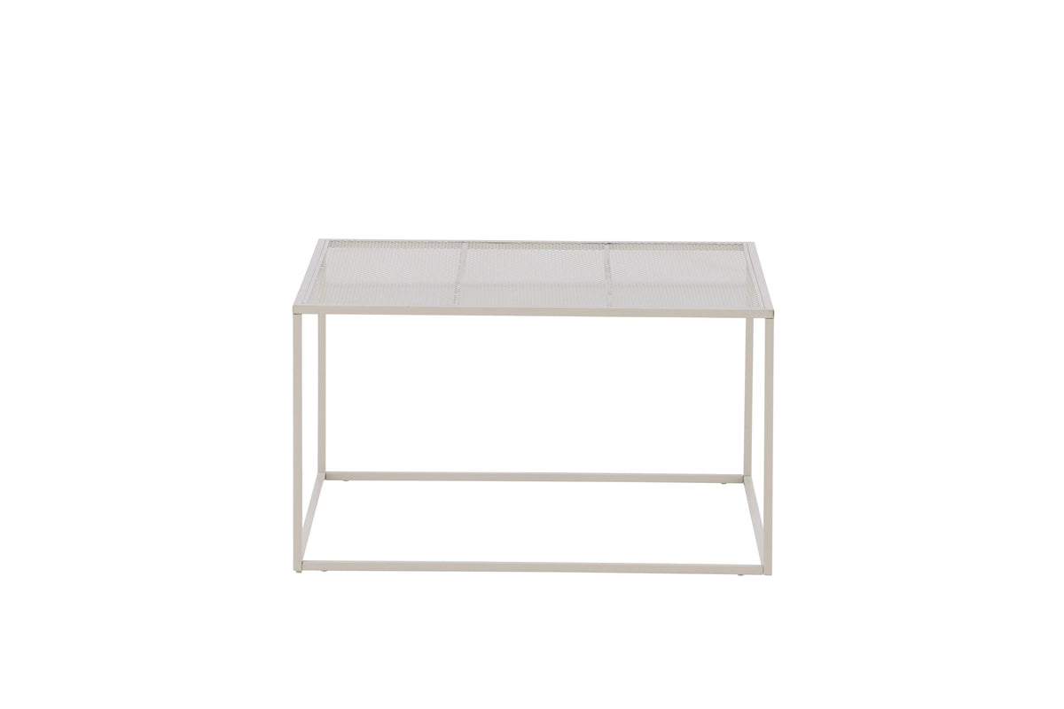 Netz sofabord - 80 × 80 cm - beige - billede 1