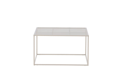 Netz sofabord - 80 × 80 cm - beige - billede 1