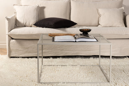 Netz sofabord - 80 × 80 cm - beige - billede 14