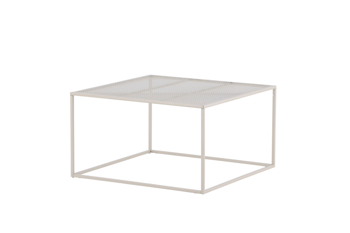 Netz sofabord - 80 × 80 cm - beige - billede 2