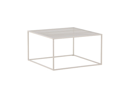 Netz sofabord - 80 × 80 cm - beige - billede 3