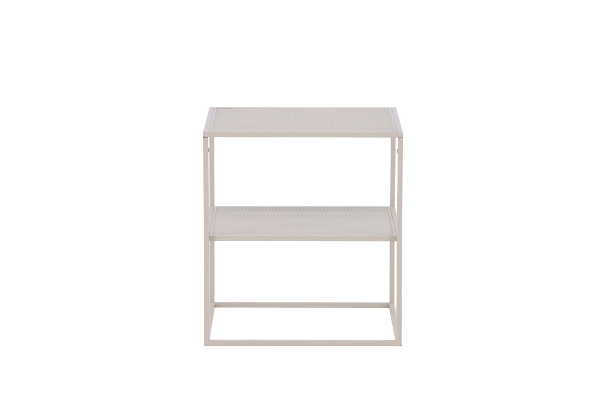 Netz sofabord - 55 × 55 cm - beige - billede 1