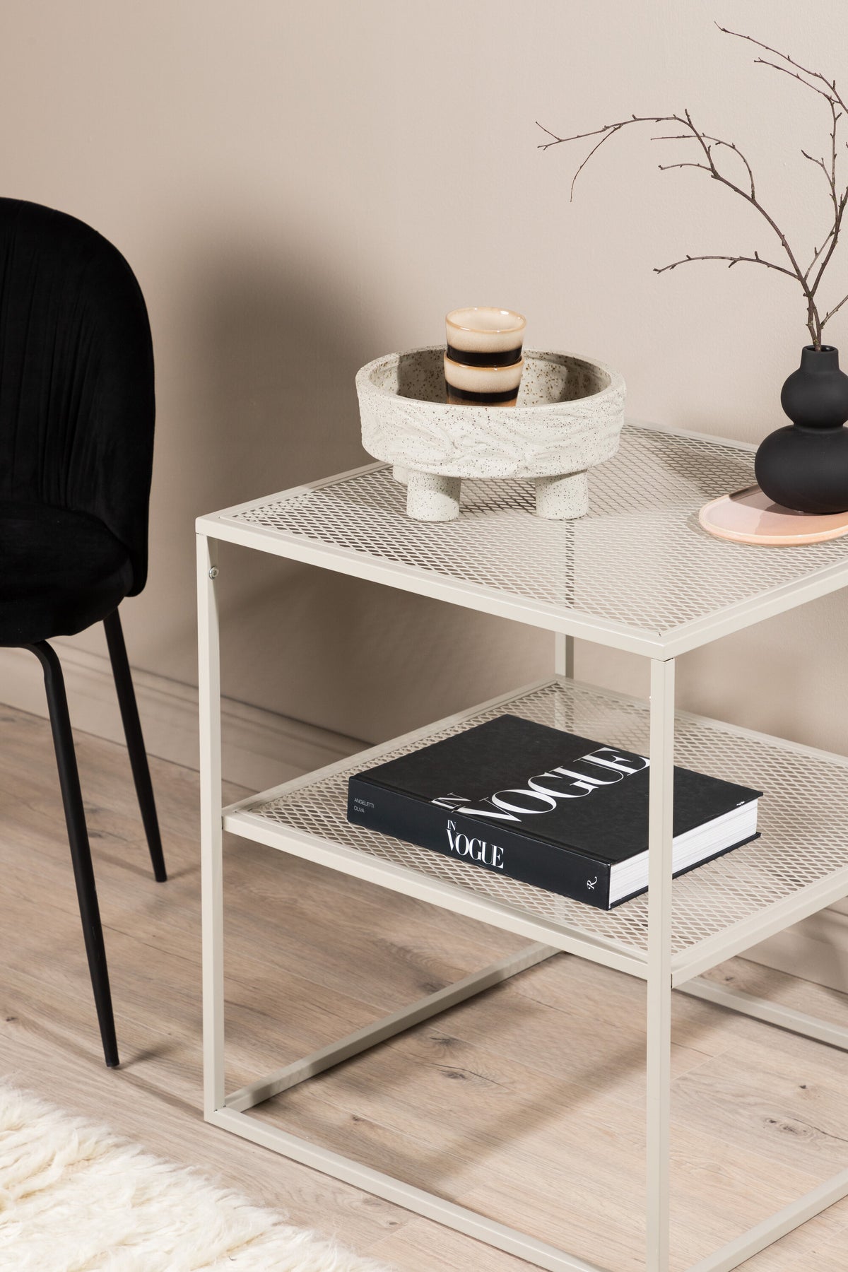 Netz sofabord - 55 × 55 cm - beige - billede 21