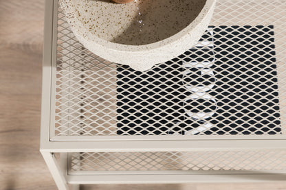 Netz sofabord - 55 × 55 cm - beige - billede 16