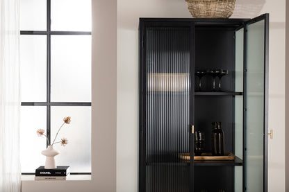 Garis Vitrineskab 40 x 160 x 70 Sort