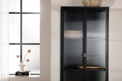 Garis Vitrineskab 40 x 160 x 70 Sort